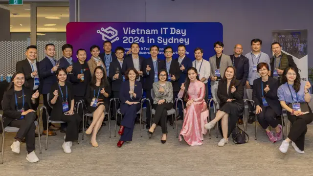 HDWEBSOFT team at Australia Vietnam IT Day