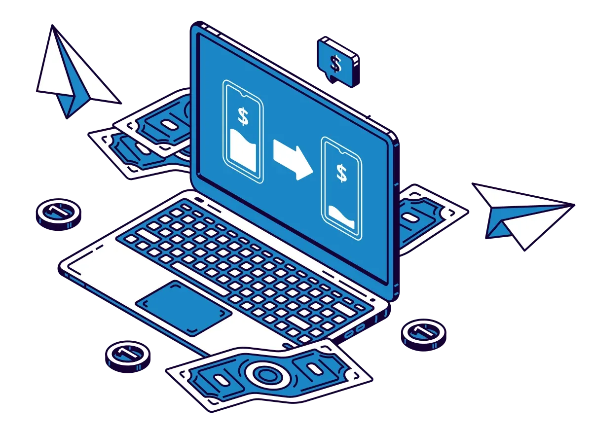 Hình minh họa phát triển phần mềm Fintech