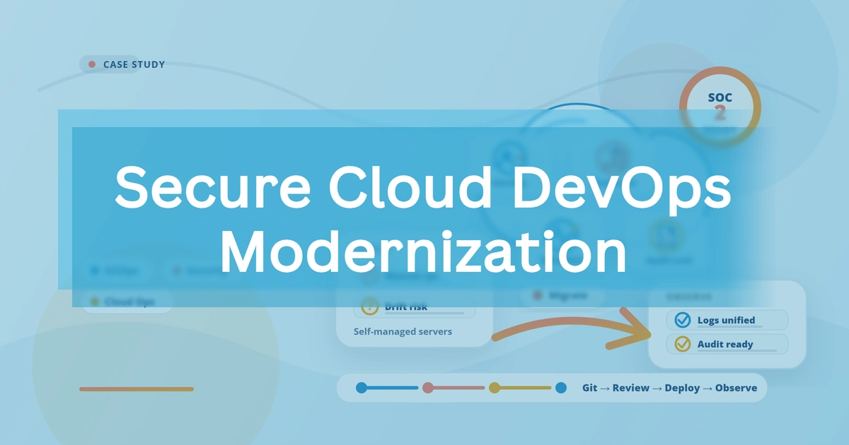 Secure Cloud and DevOps Modernization for Call Center Operations