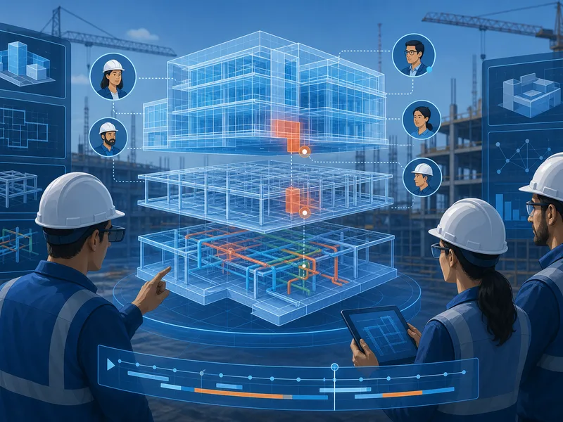 Phát triển phần mềm BIM với cộng tác mô hình 3D, phát hiện xung đột và theo dõi vấn đề gắn với mô hình cho đội xây dựng