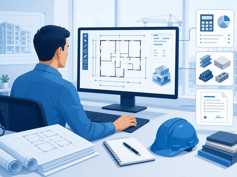 Phần mềm dự toán xây dựng với bóc tách khối lượng số, cơ sở dữ liệu chi phí và tạo hồ sơ đề xuất cho nhà thầu