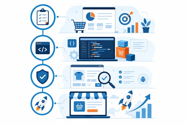 Quy trình phát triển phần mềm e-commerce từ lập kế hoạch đến ra mắt