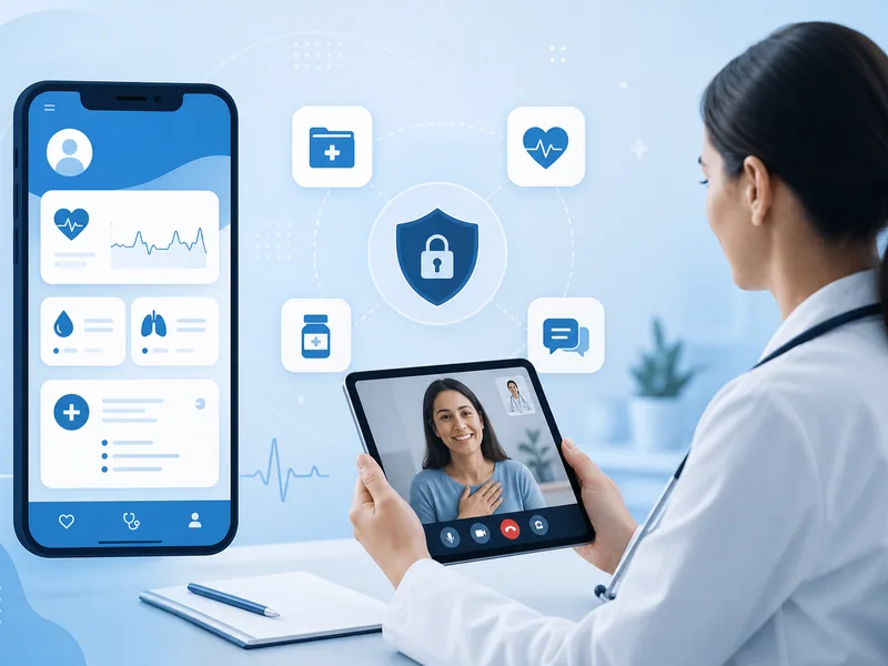 Phát triển ứng dụng mobile y tế với telehealth, tương tác bệnh nhân và quy trình lâm sàng tuân thủ