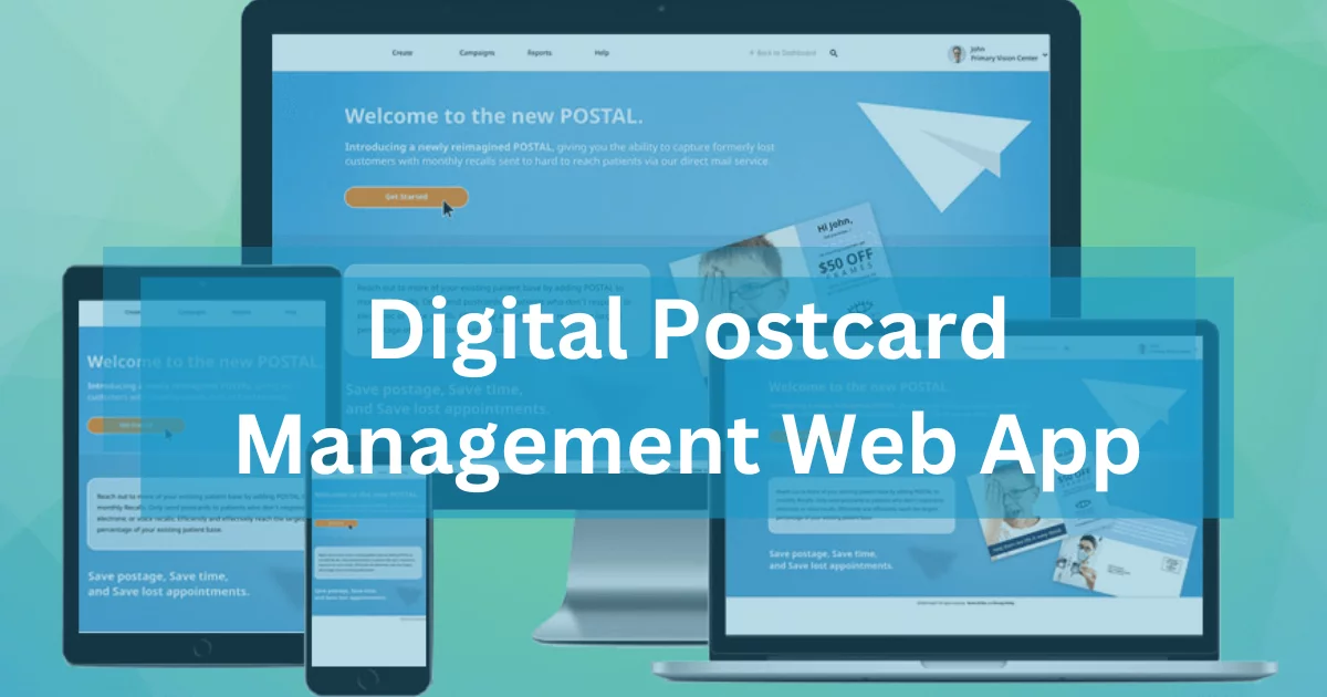 Digital Postcard Management Web App