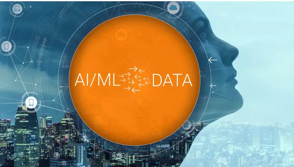 AI and machine learning illustration