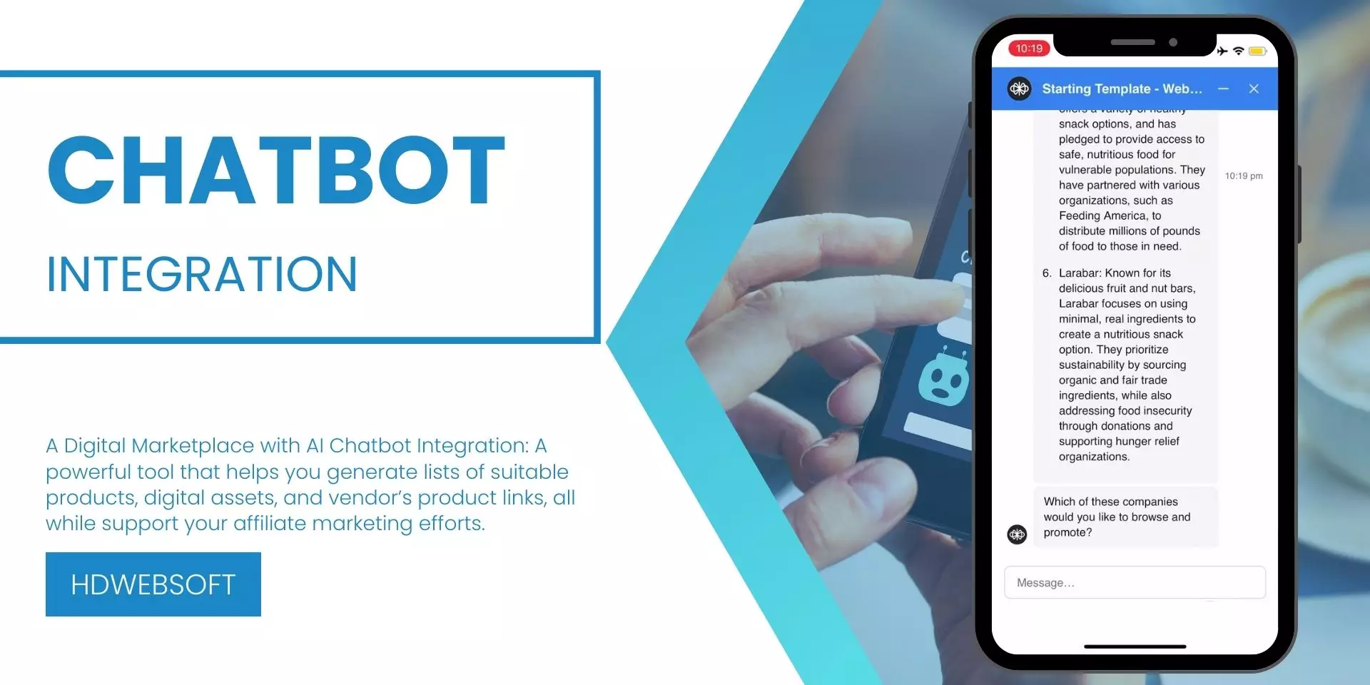 Chatbot integration