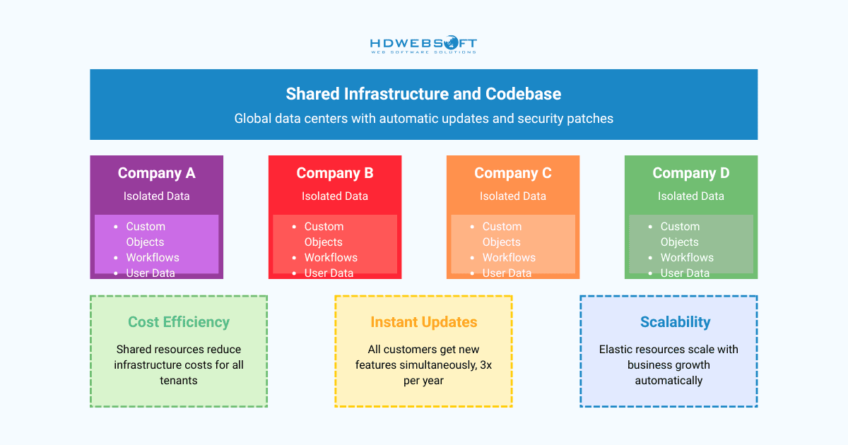Salesforce SFDC Multi-tenant Architecture