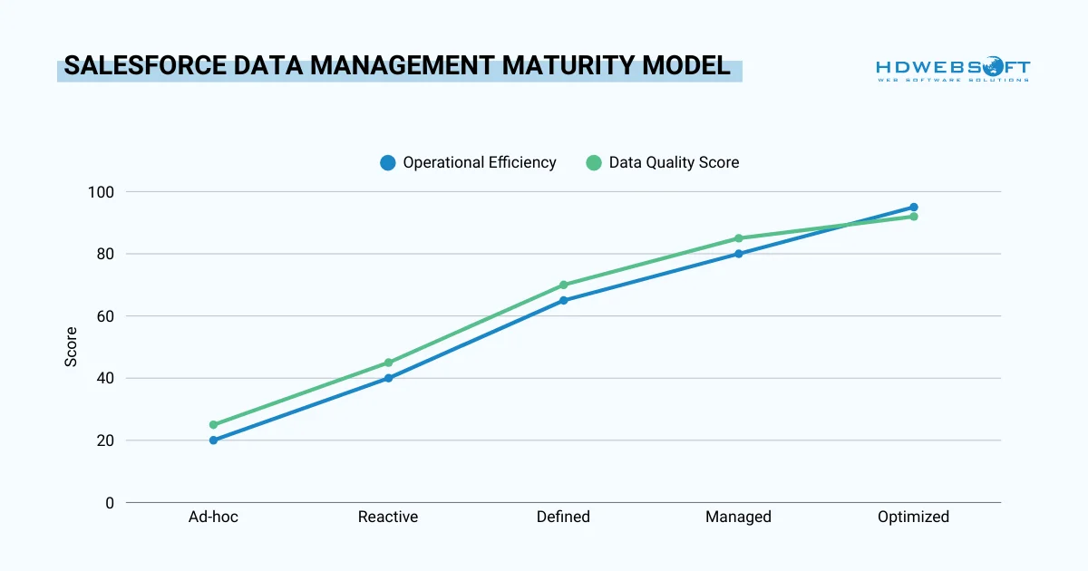 Salesforce data management maturity model