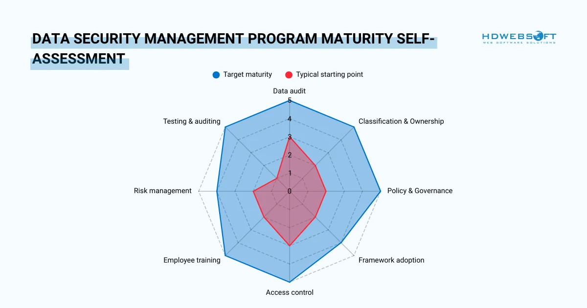 data security management program maturity self-assessment